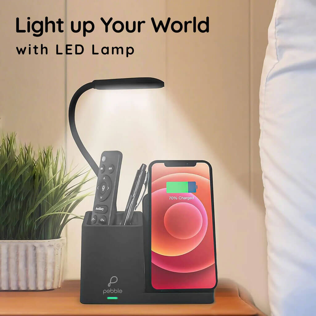 LED Desk Lamp With Wireless Charger