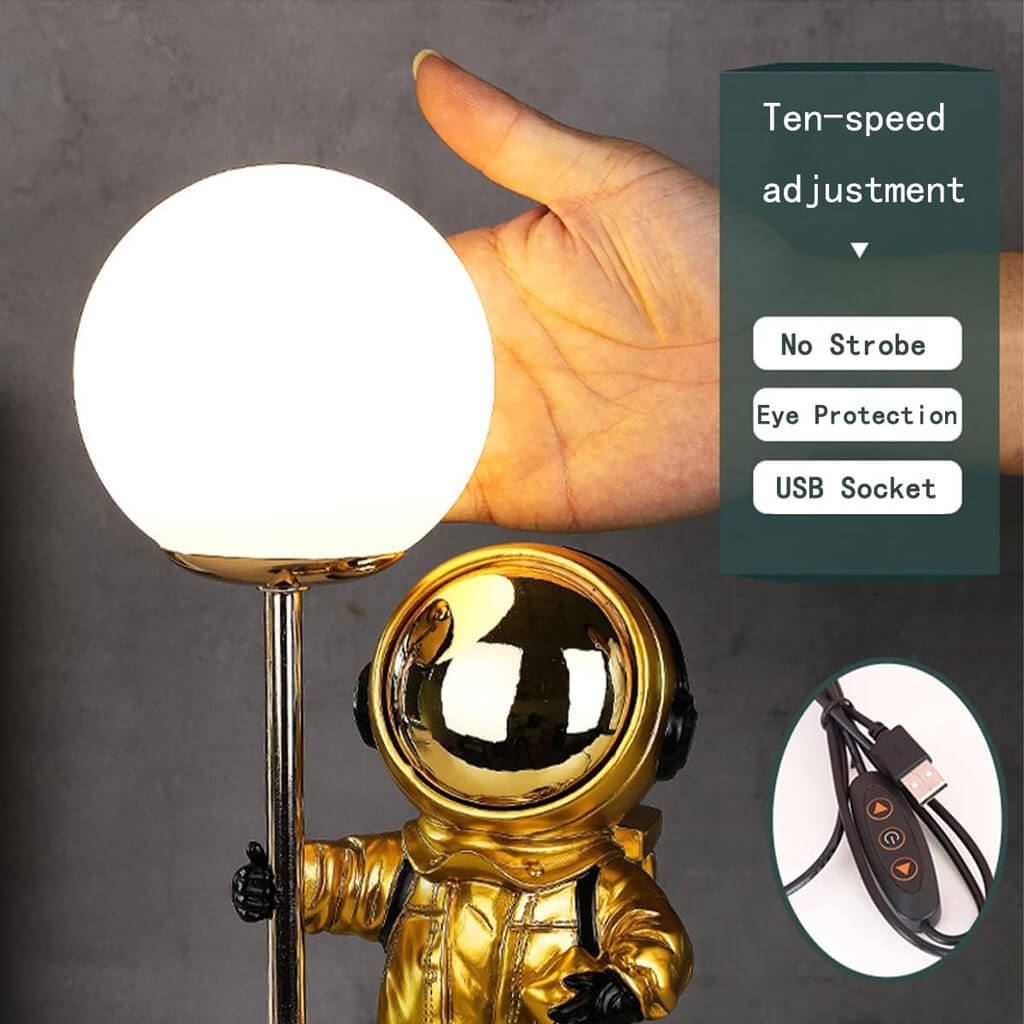 Astronaut Moon Lamp