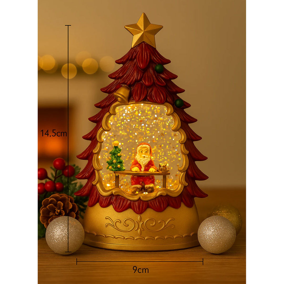LED Santa Christmas Tree Lantern
