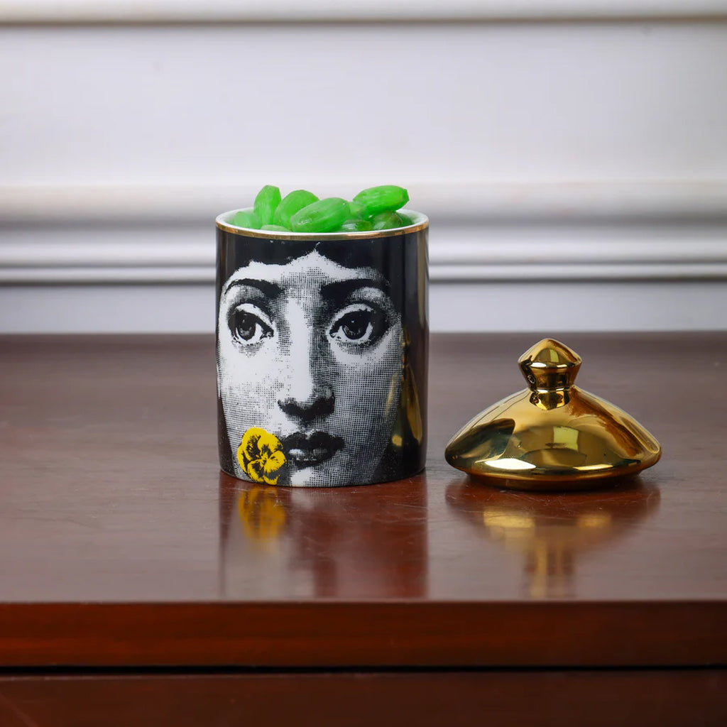 Lina Cavalieri Face Ceramic Jar