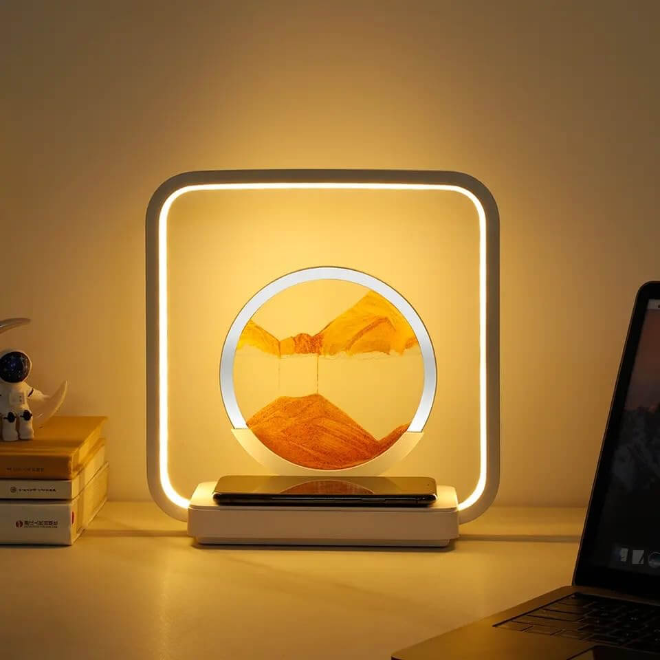 LED Moving Sandart With Wireless Charger