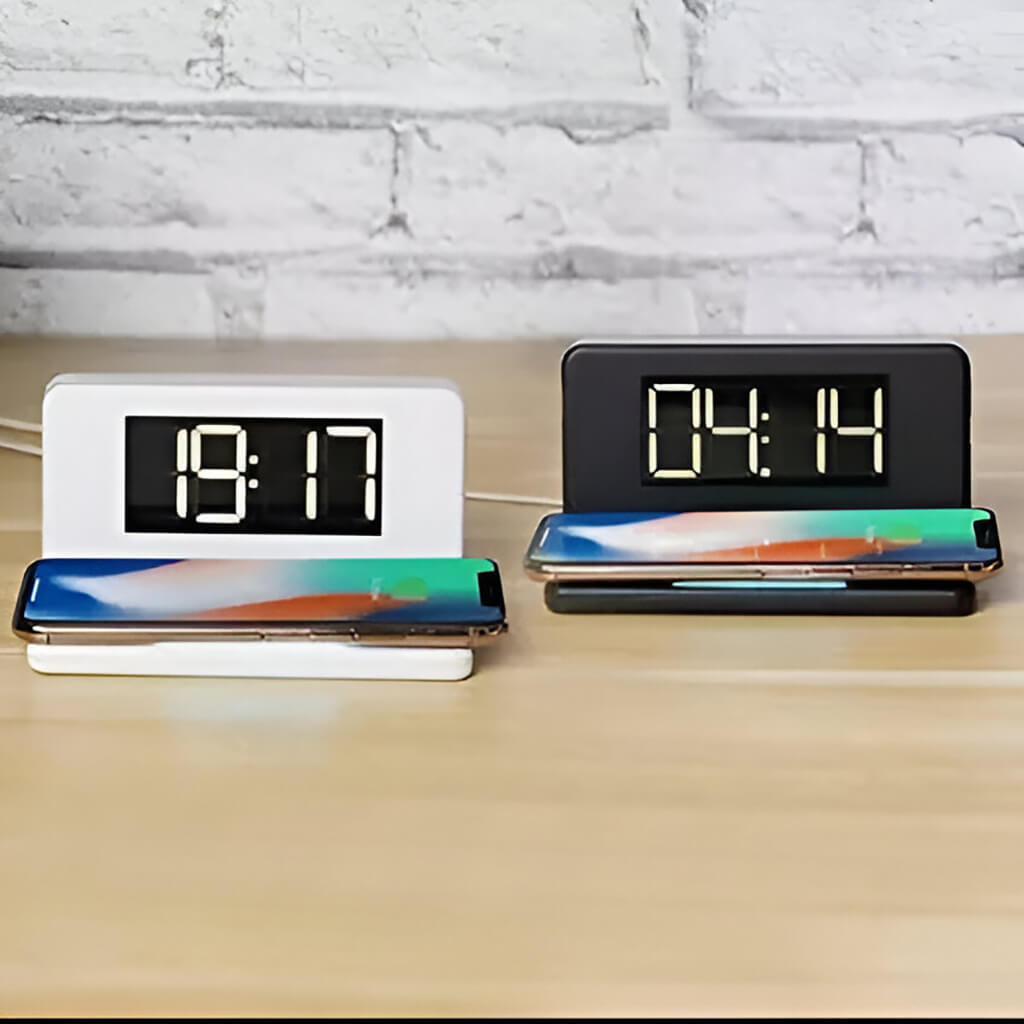 Wireless Charger With Alarm Clock