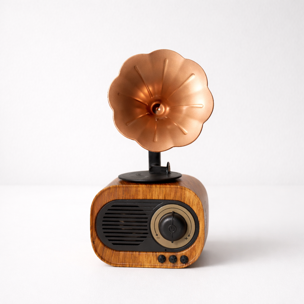 Vintage Gramophone Bluetooth Speaker