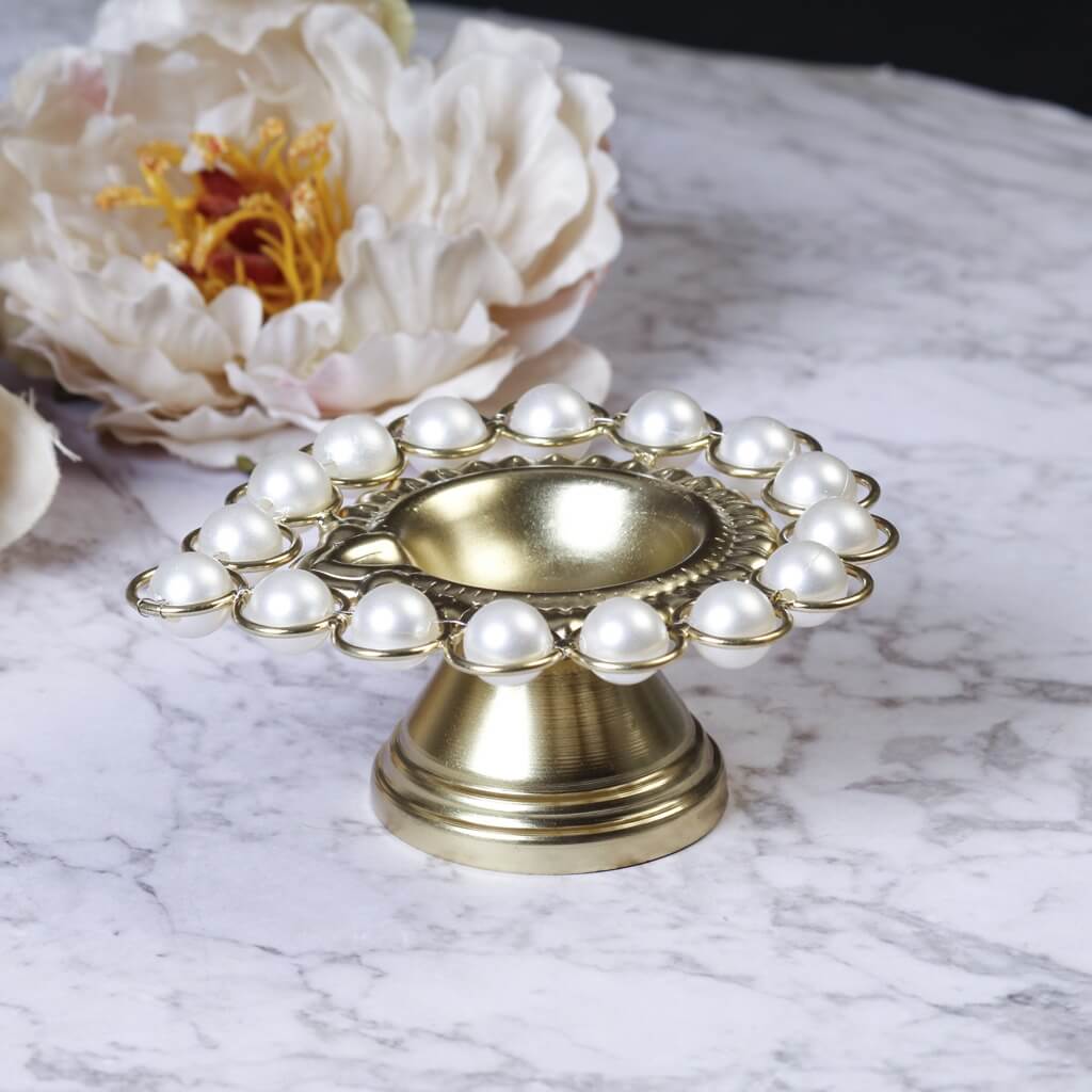 Pearl Metallic Diya