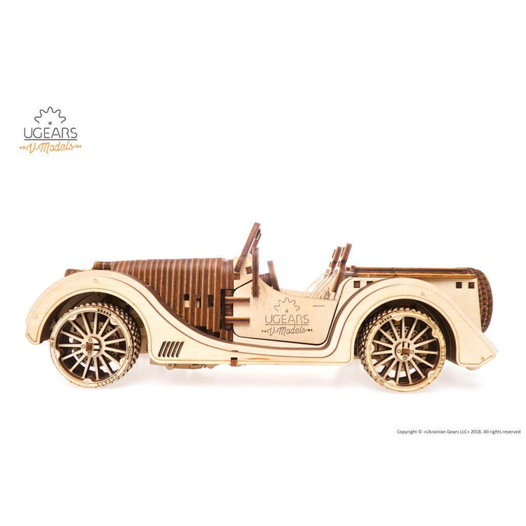 Ugears Roadster VM-01 Mechanical Puzzle - bigsmall.in