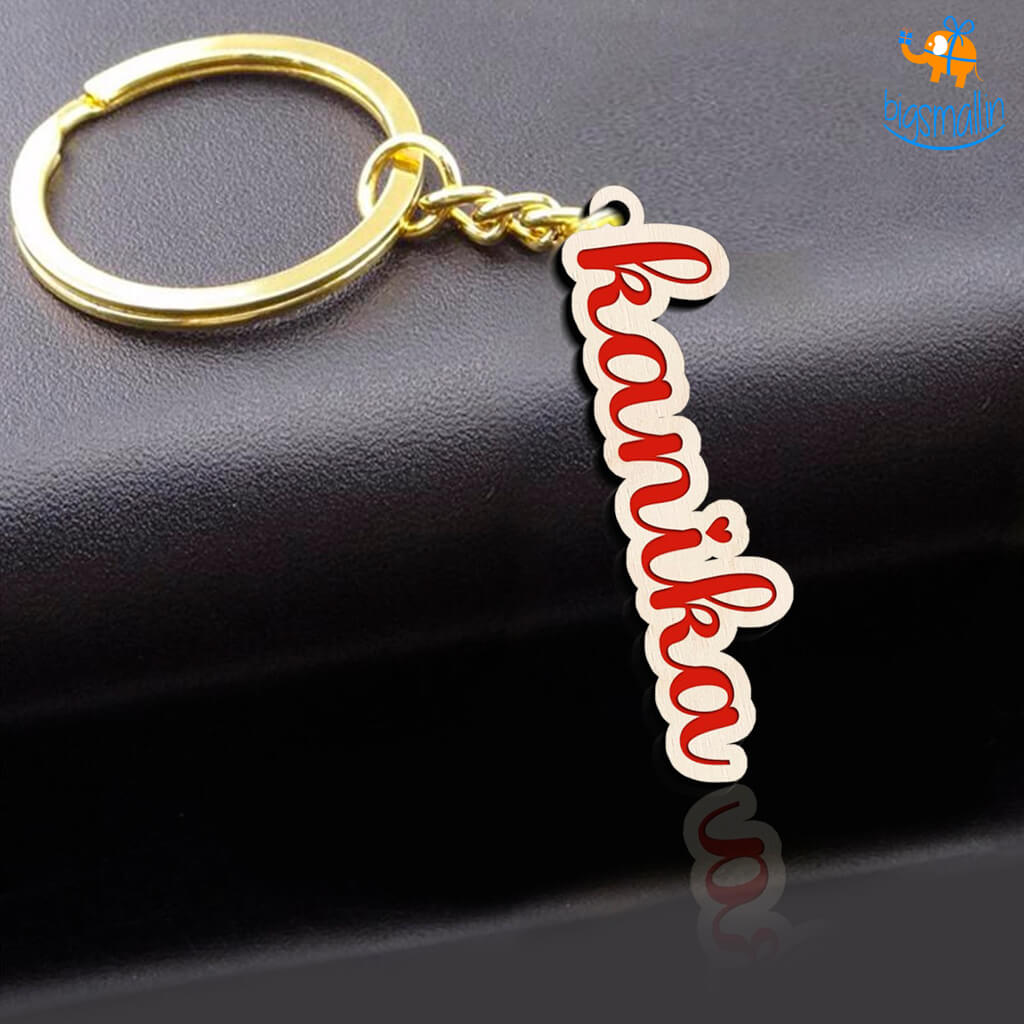 Personalized Wooden Keychain | COD Not Available
