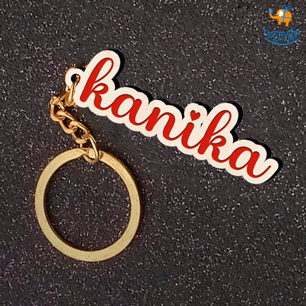 Personalized Wooden Keychain | COD Not Available