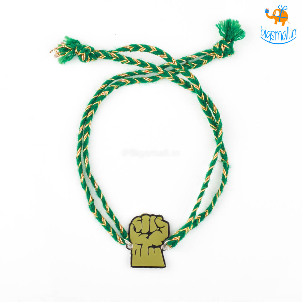 Hulk Metallic Rakhi