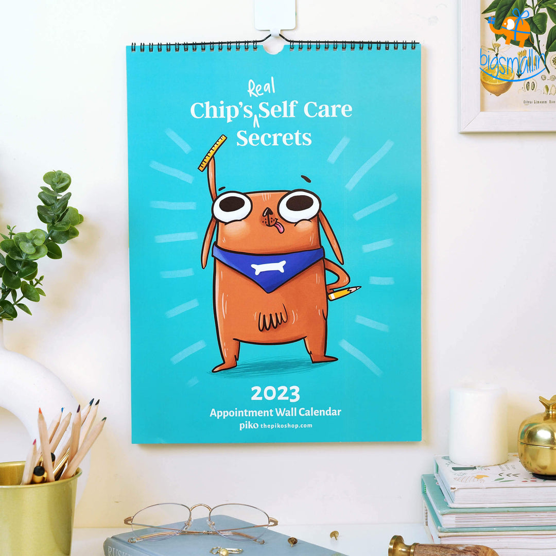 Chip's Self Care Secrets 2023 Wall Calendar