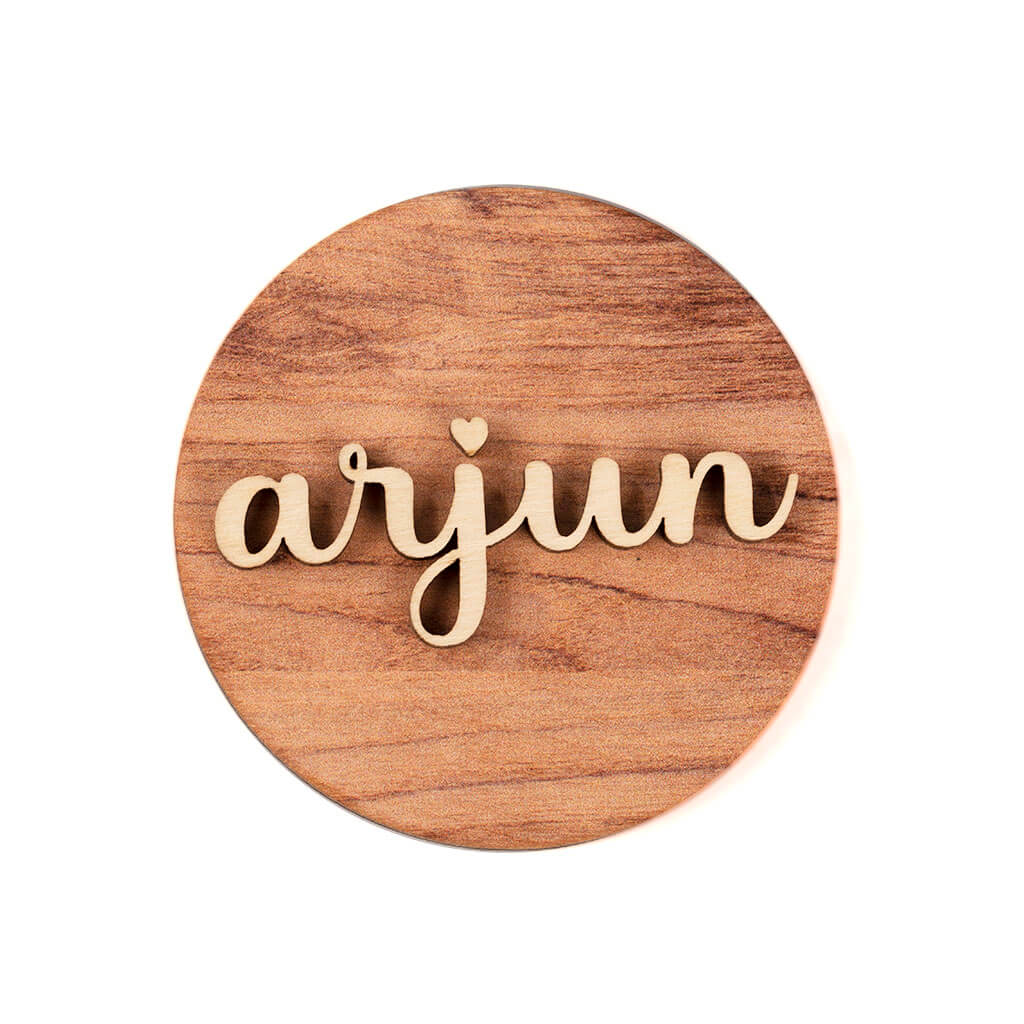 Personalized Wooden Fridge Magnet