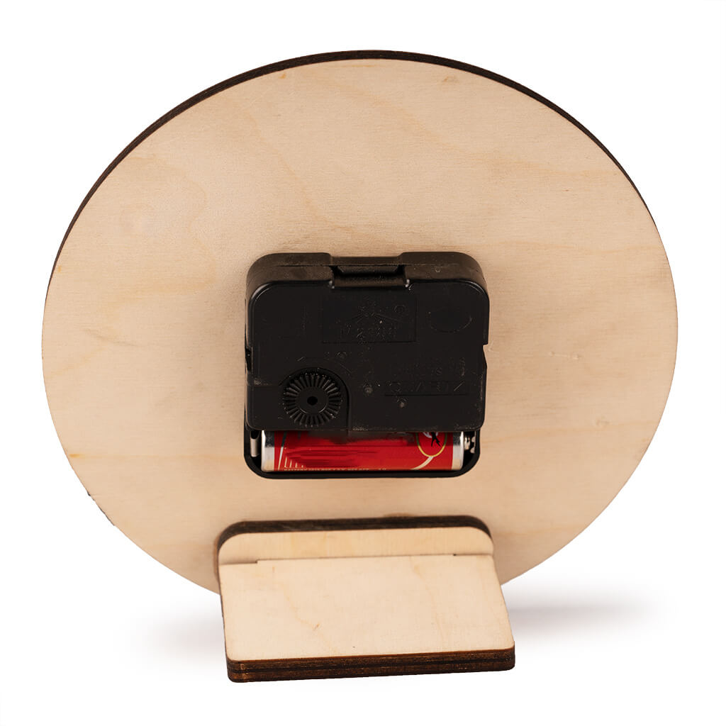 Personalized Minimal Wooden Clock | COD not available