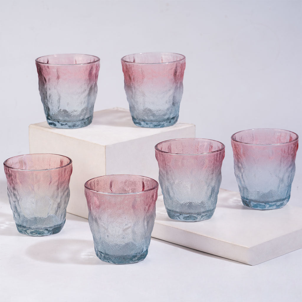 Ombre Glacier Glass - Set of 6