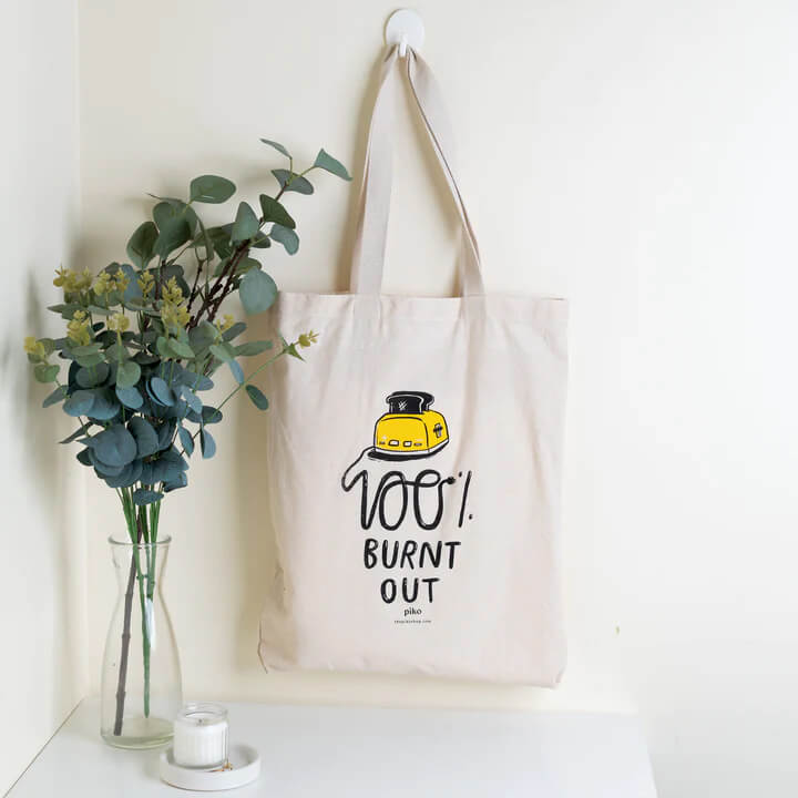 Burnt Out Tote Bag