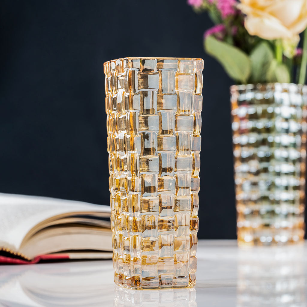 Cube Style Glass Vase