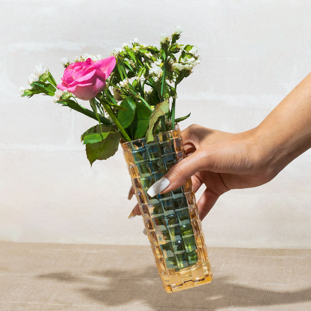 Cube Style Glass Vase