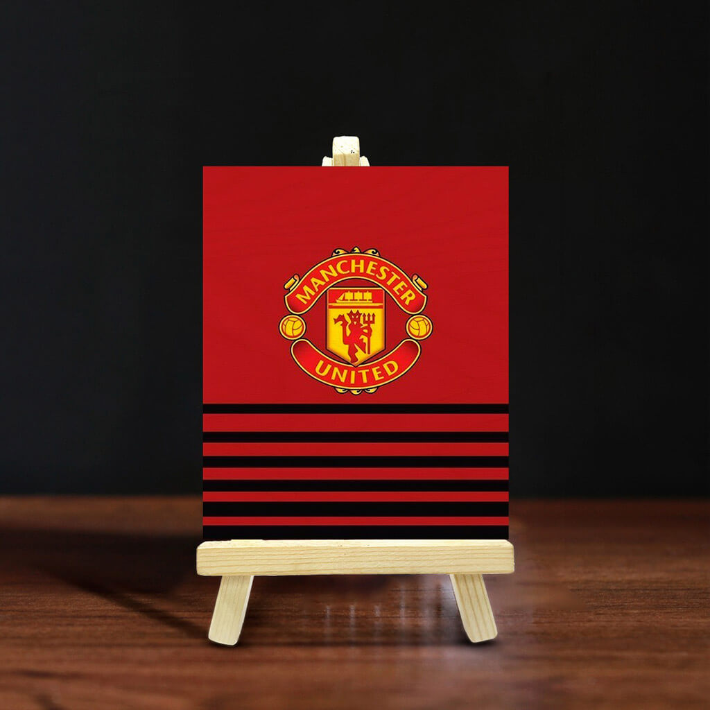 Man United Pine Easel Stand