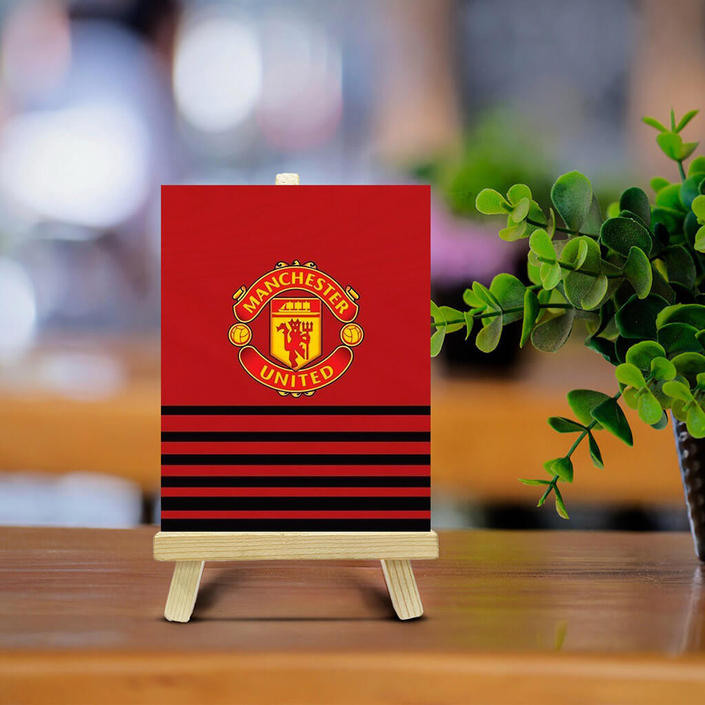 Man United Pine Easel Stand