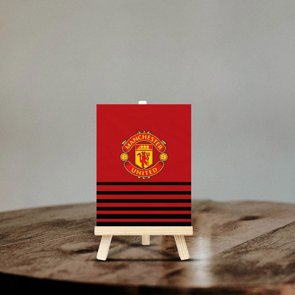 Man United Pine Easel Stand