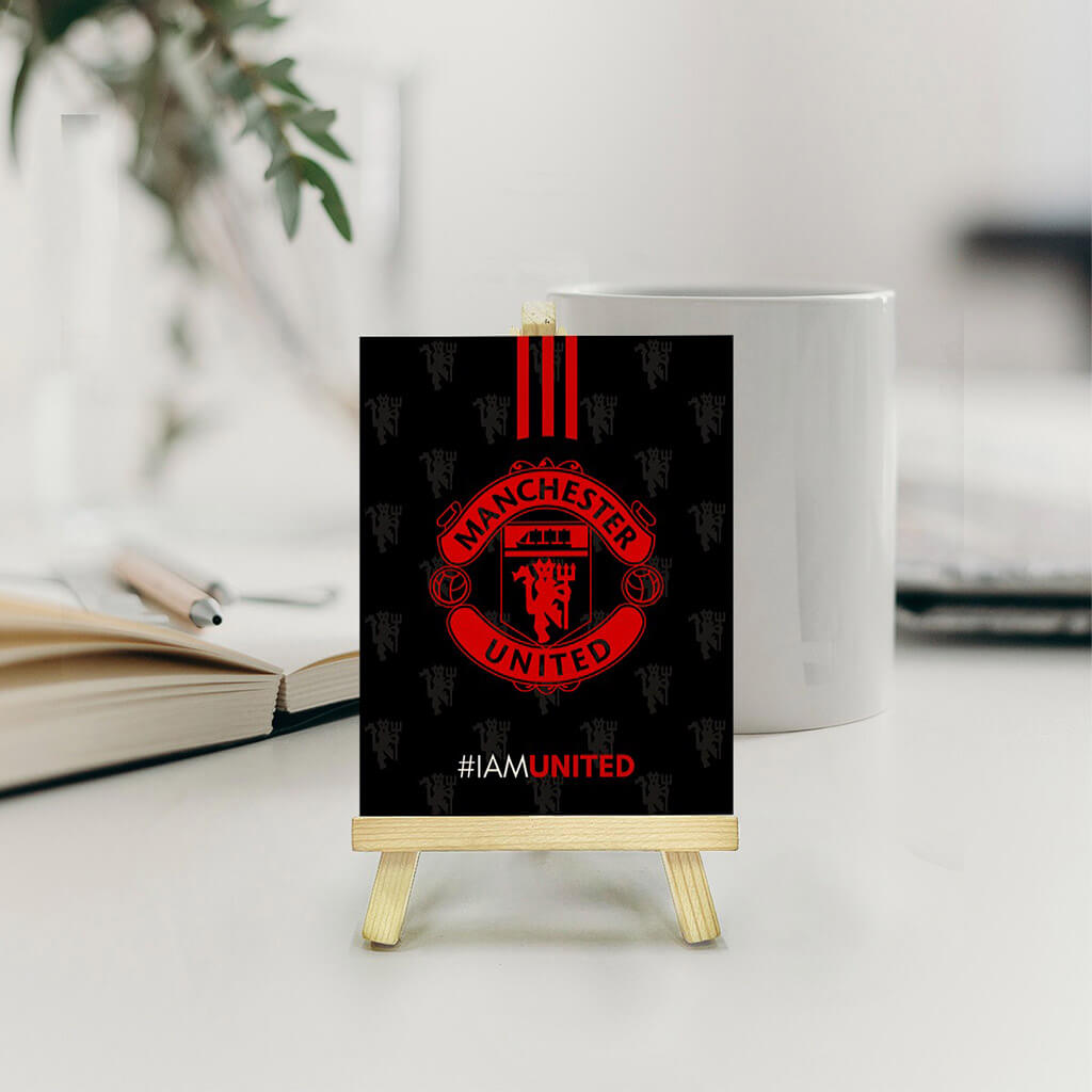 Man United Pine Easel Stand