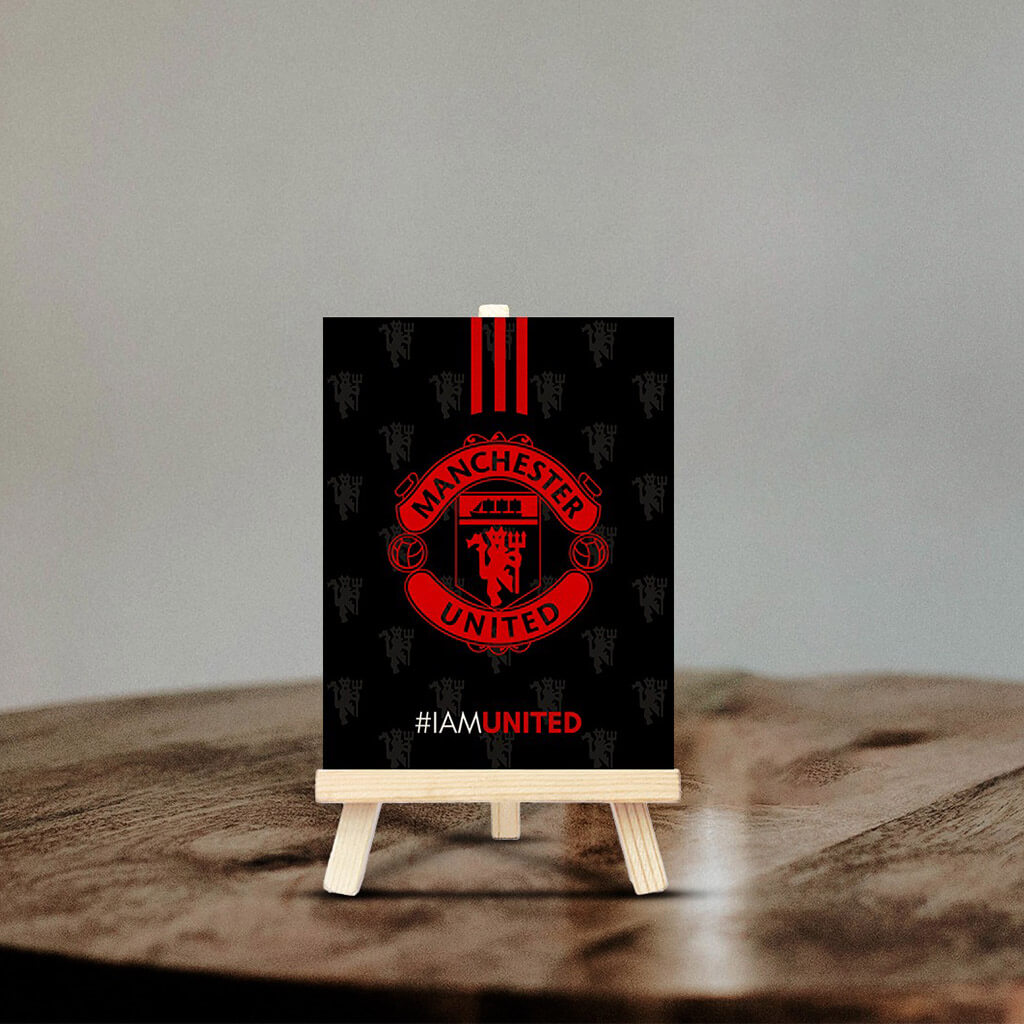 Man United Pine Easel Stand