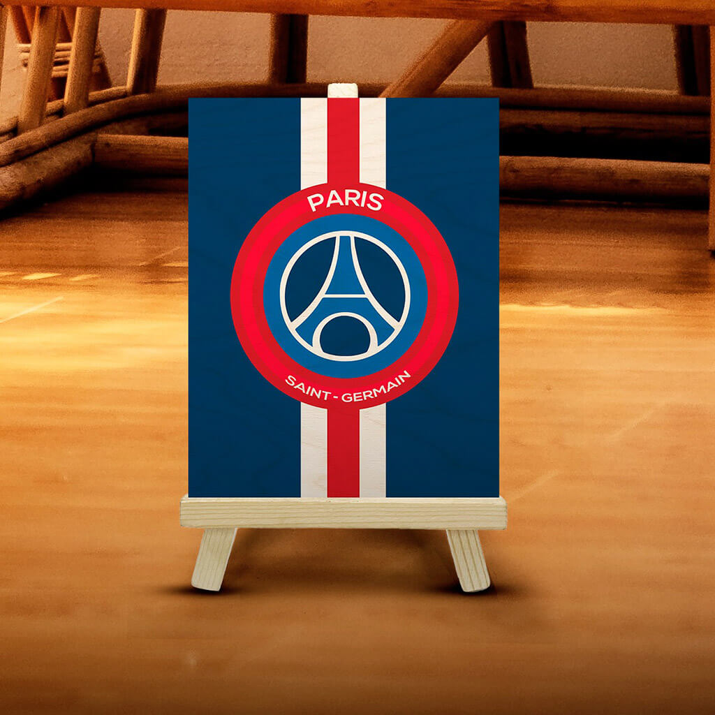 Paris Saint- Germain Pine Easel Stand