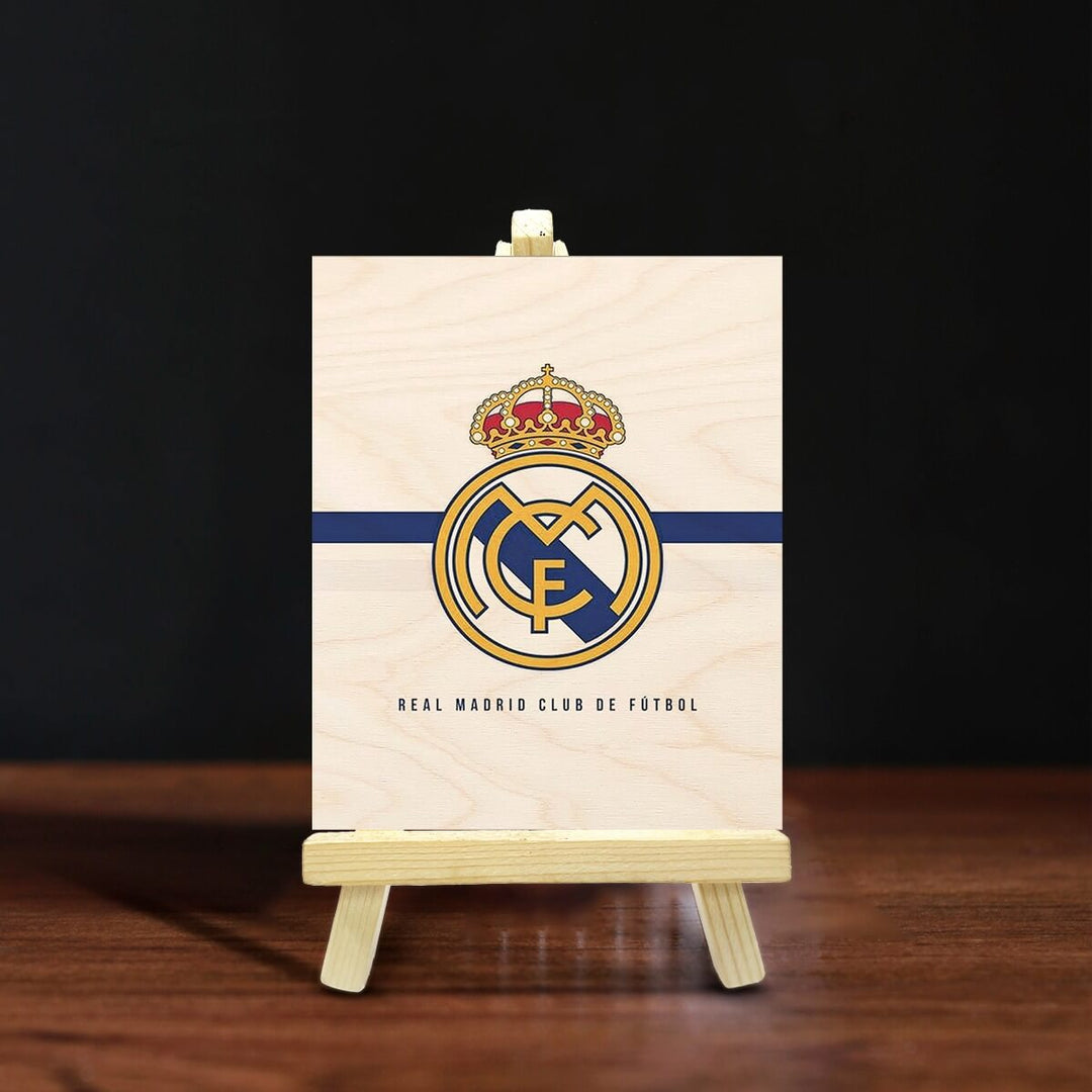 Real Madrid Pine Easel Stand