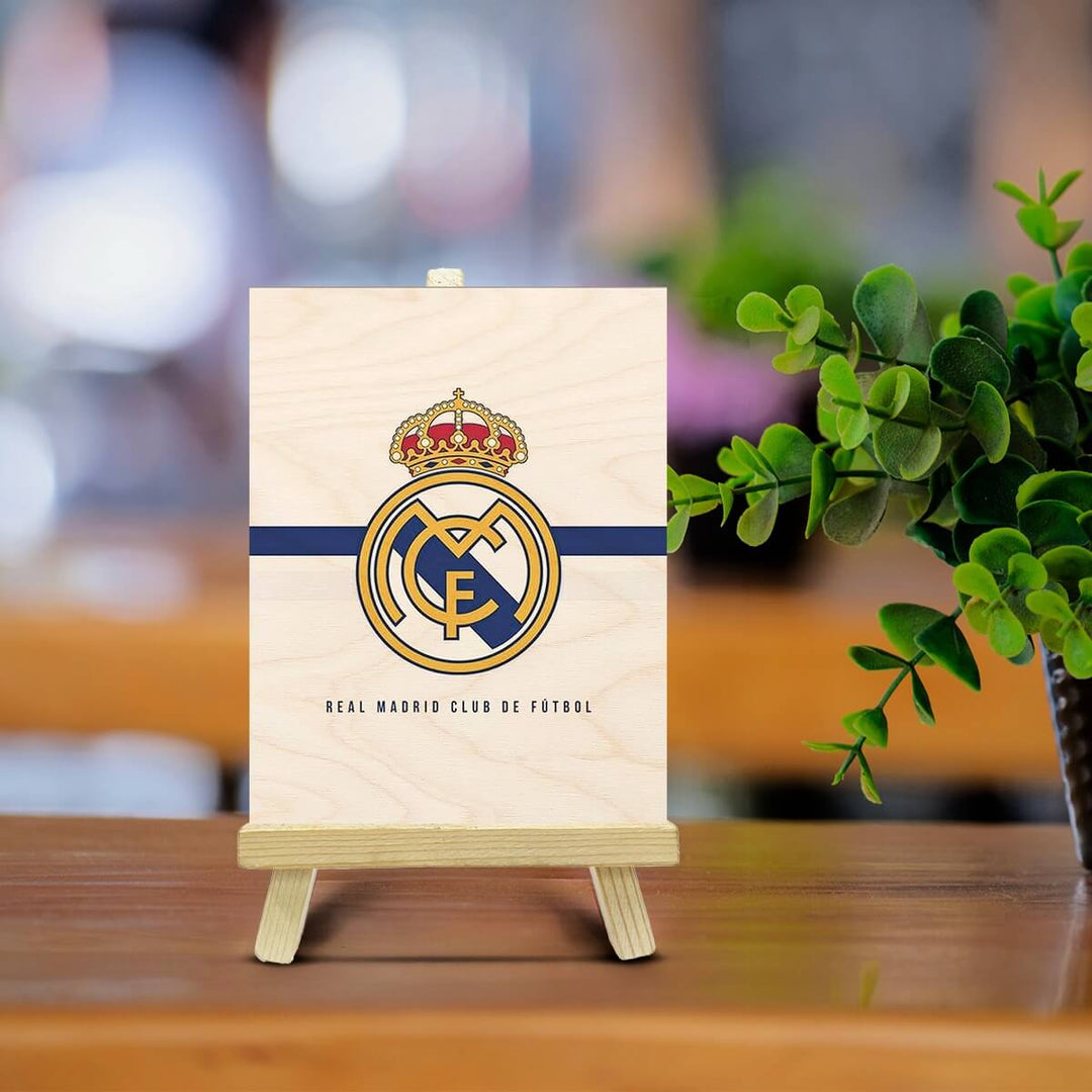 Real Madrid Pine Easel Stand