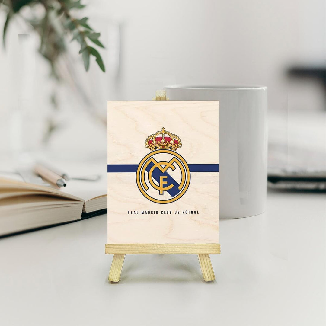 Real Madrid Pine Easel Stand