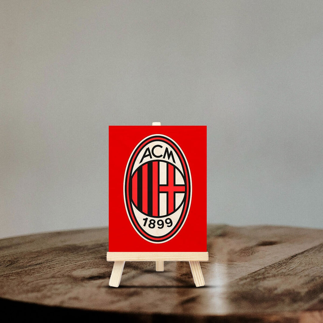 AC Milan Pine Easel Stand