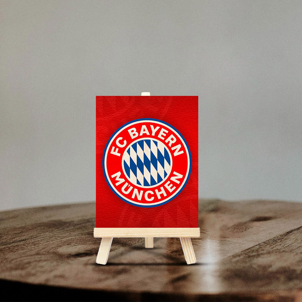 FC Bayern Munich Pine Easel Stand