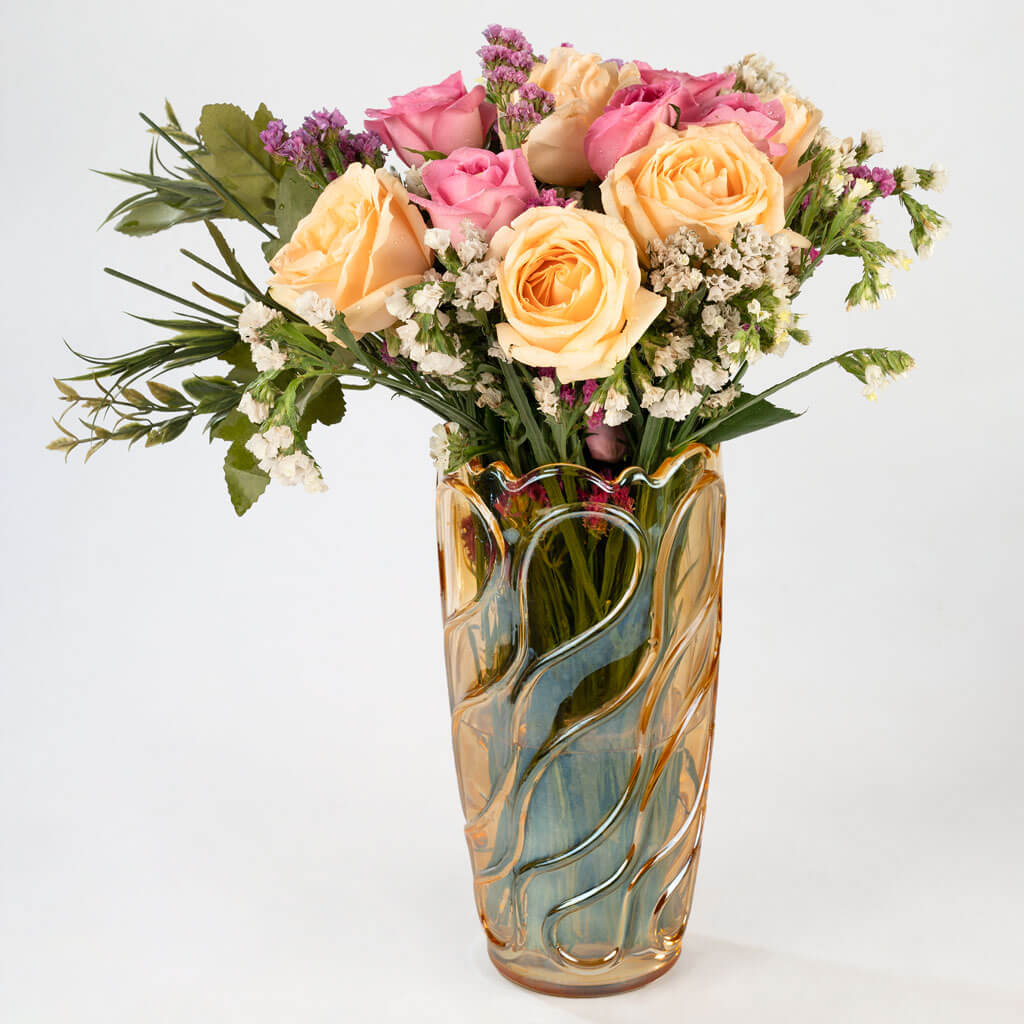 Crystal Glass Flower Vase