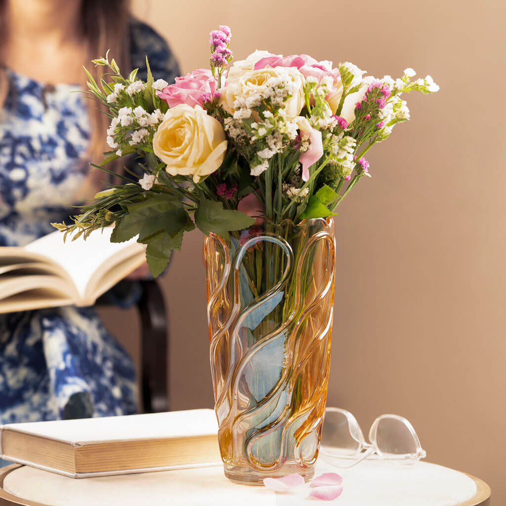 Crystal Glass Flower Vase