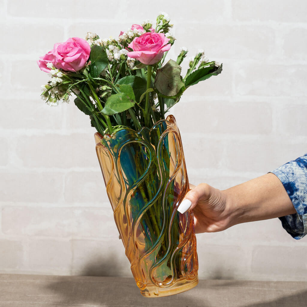 Crystal Glass Flower Vase