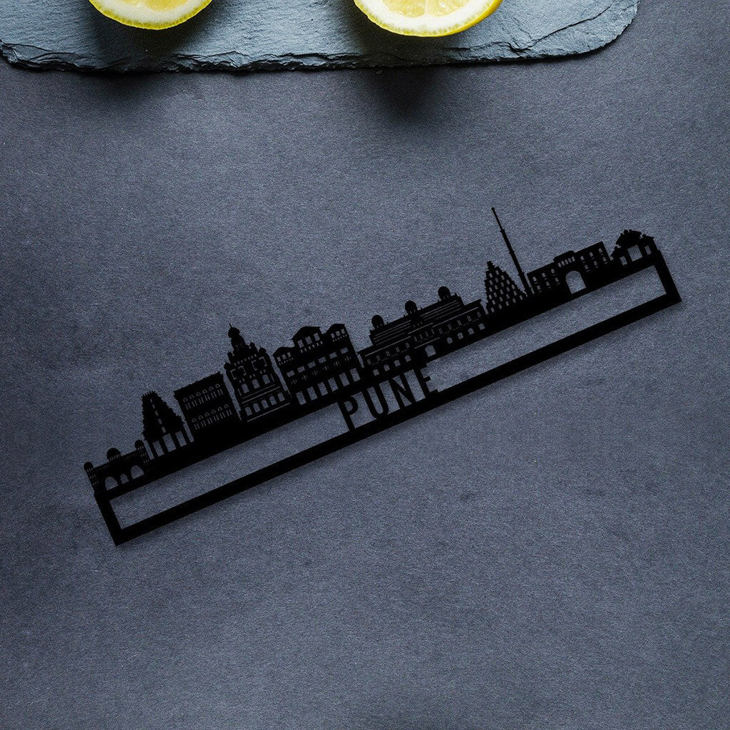 Pune Skyline Wall Hanging