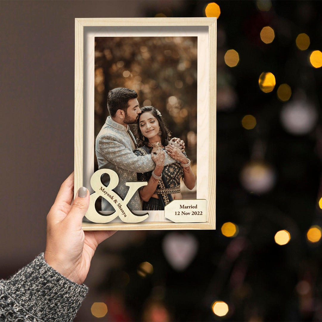 Personalized Married Couple Photo Frame