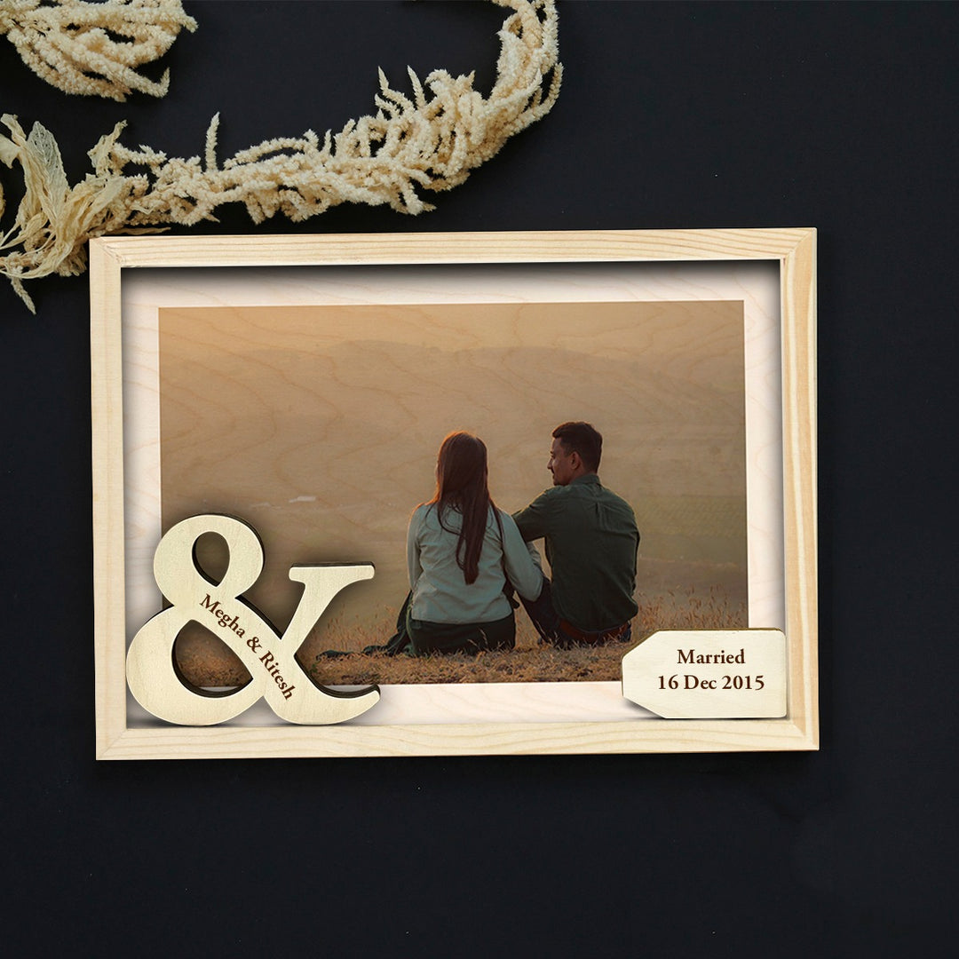 Personalized Married Couple Photo Frame