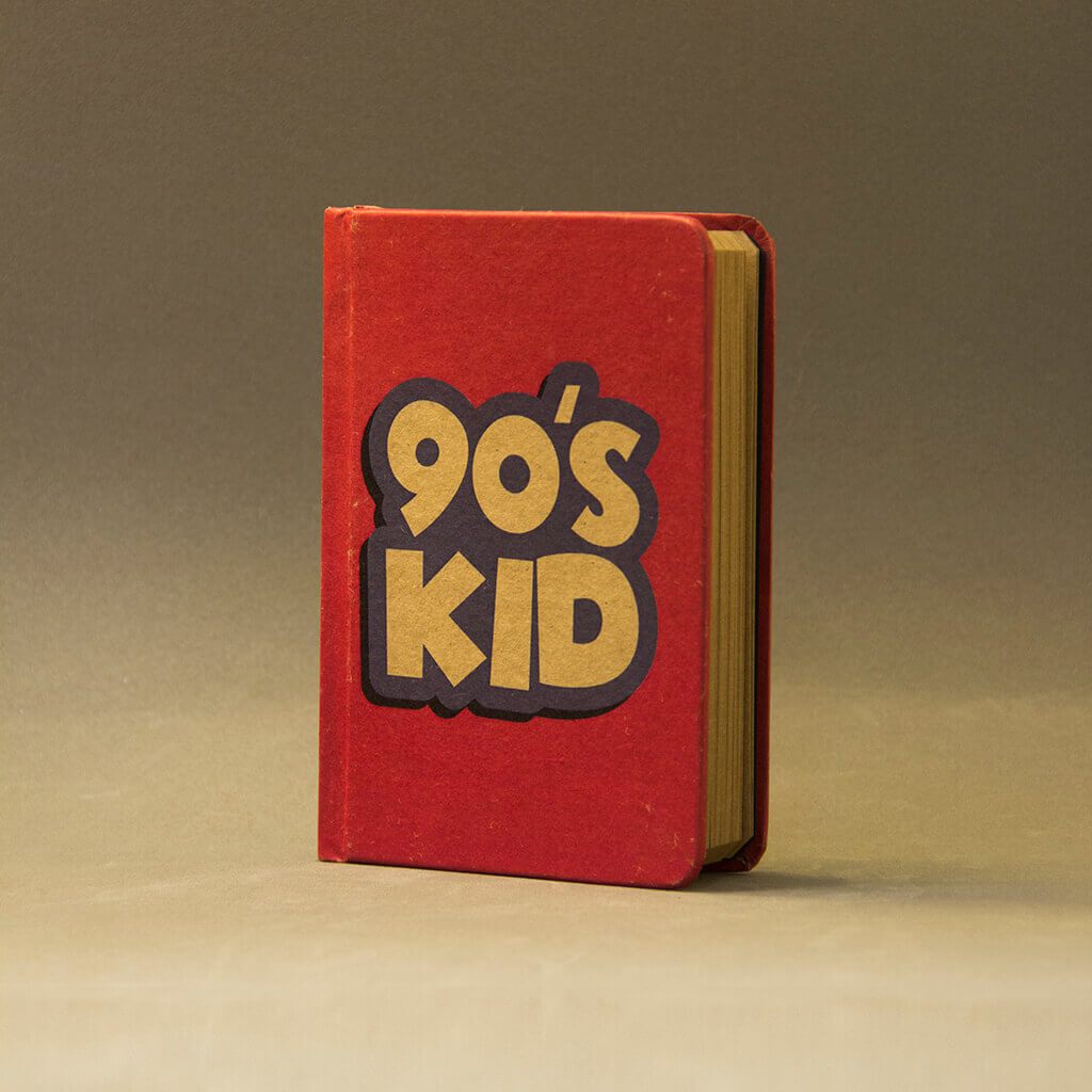 90's Kid A6 Notebook With Elastic - bigsmall.in