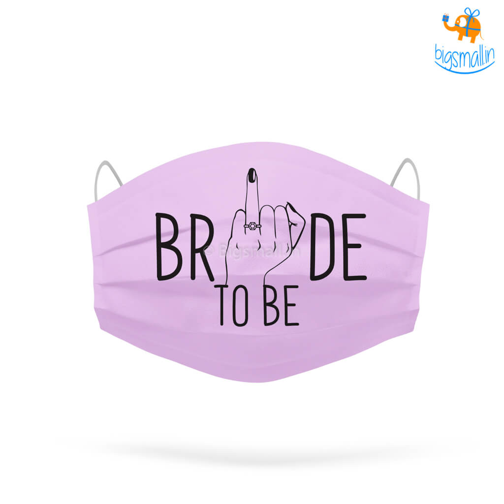 Bride To Be Cotton Mask With Filter