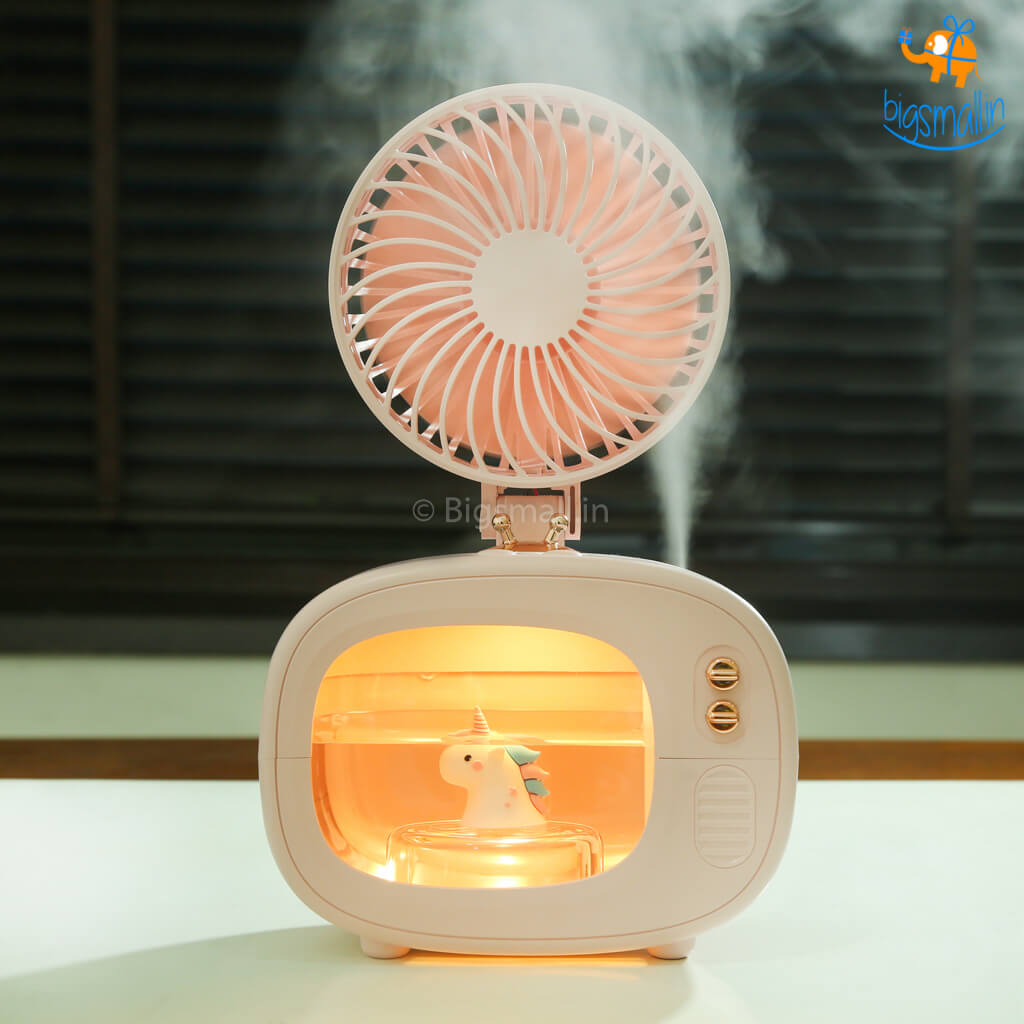 Portable TV Shaped Humidifier With Fan