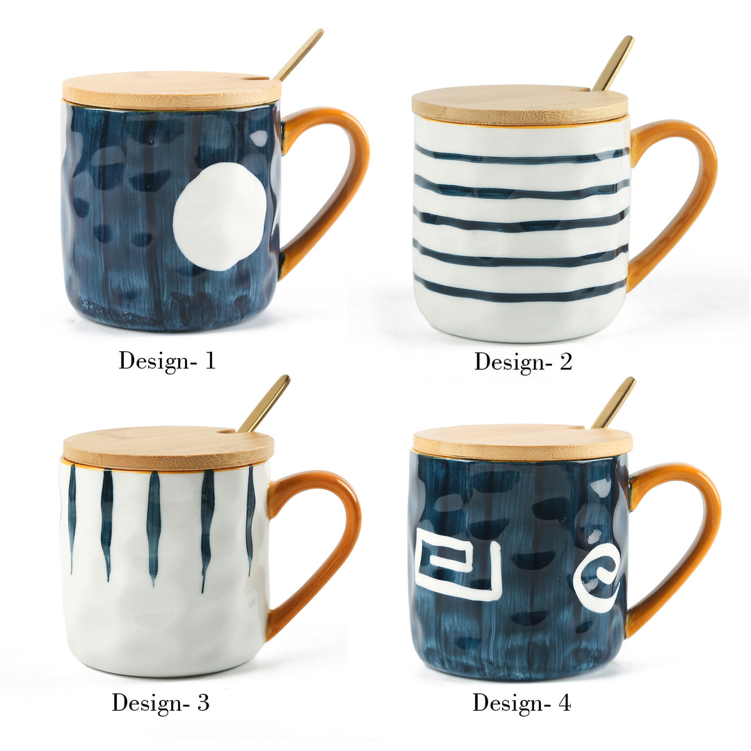 Shibori Printed Ceramic Mug