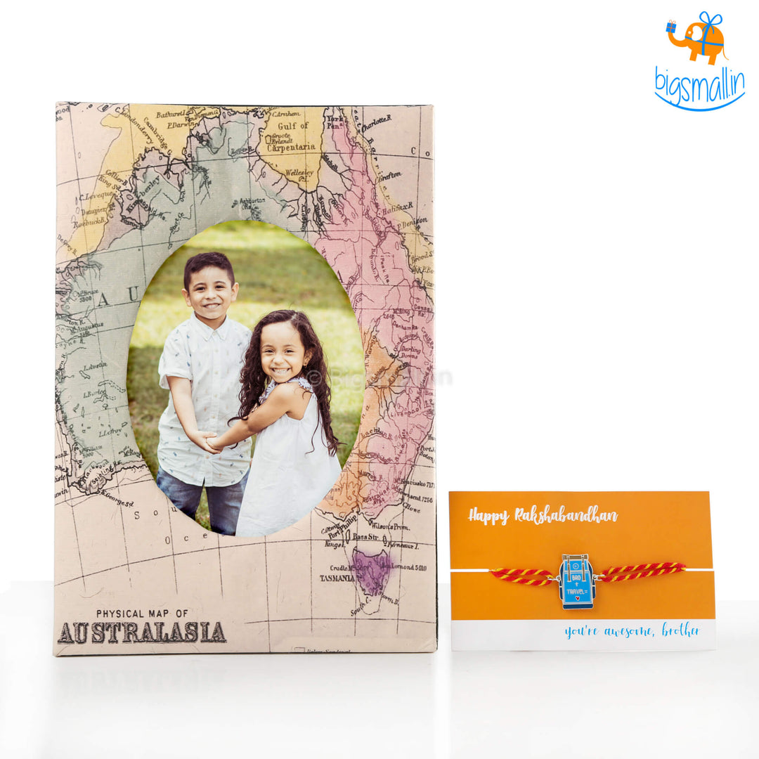 Traveler Bro Rakhi Gift Set