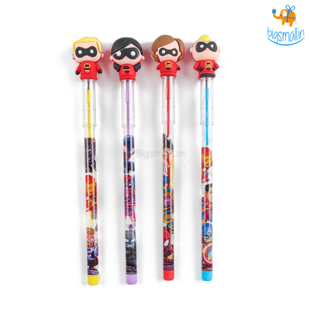 The Incredibles Bullet Pencil - Set of 4