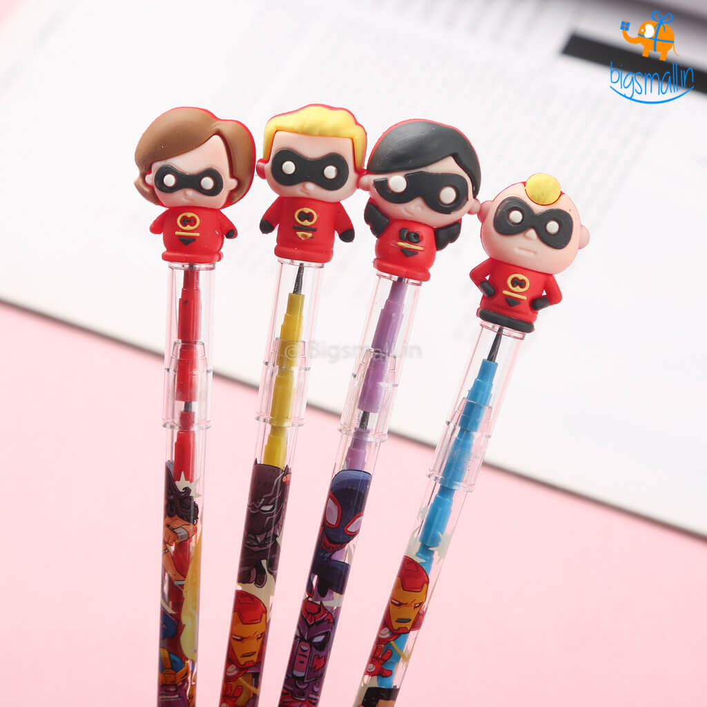 The Incredibles Bullet Pencil - Set of 4