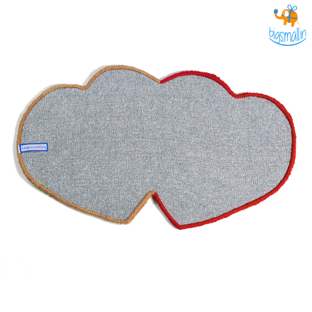 Double Heart Shaped Rug