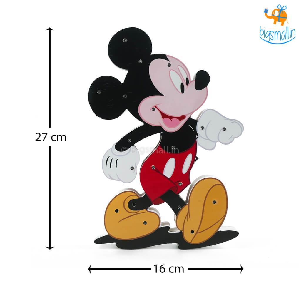 Mickey Mouse Wooden LED Lamp