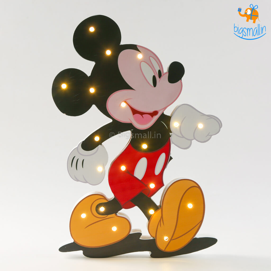 Mickey Mouse Wooden LED Lamp