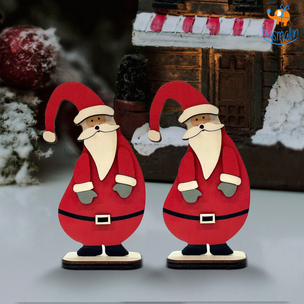 Santa Wooden Decorative