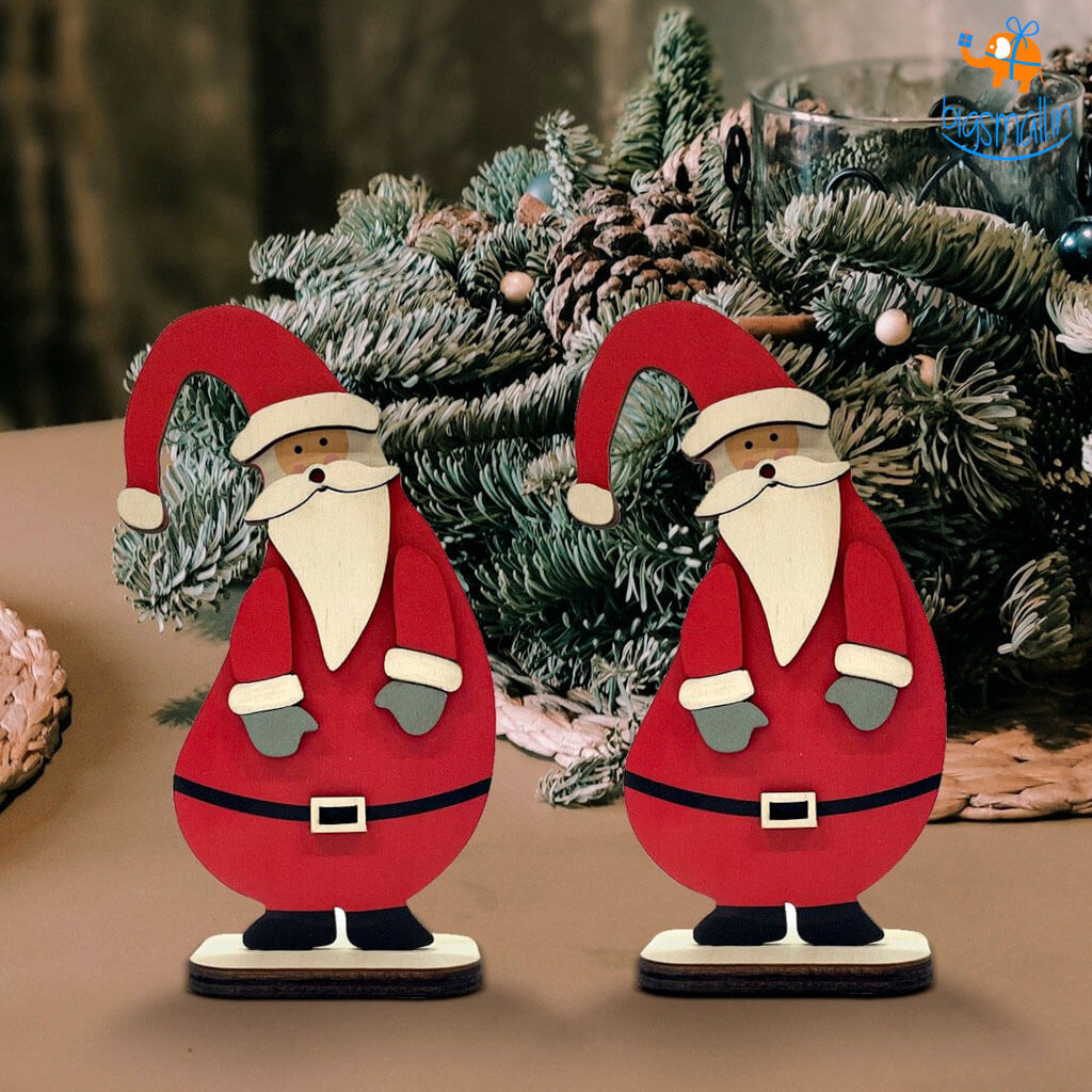 Santa Wooden Decorative