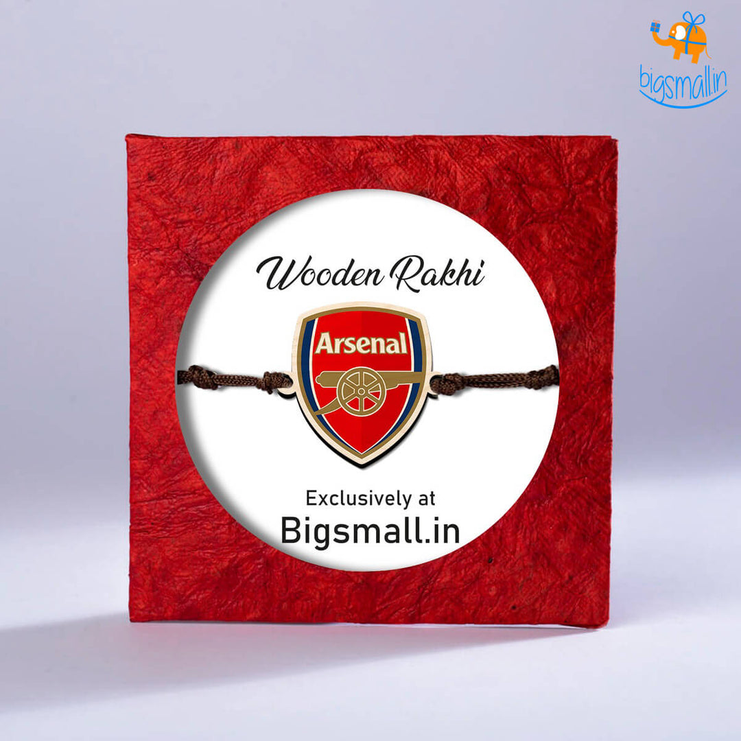 Arsenal Wooden Rakhi