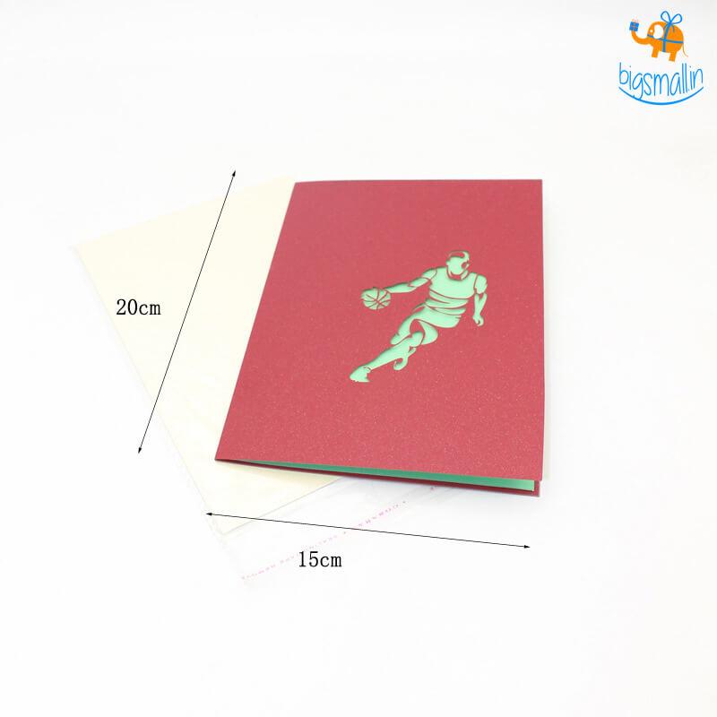 Basketball Pop up Card - bigsmall.in